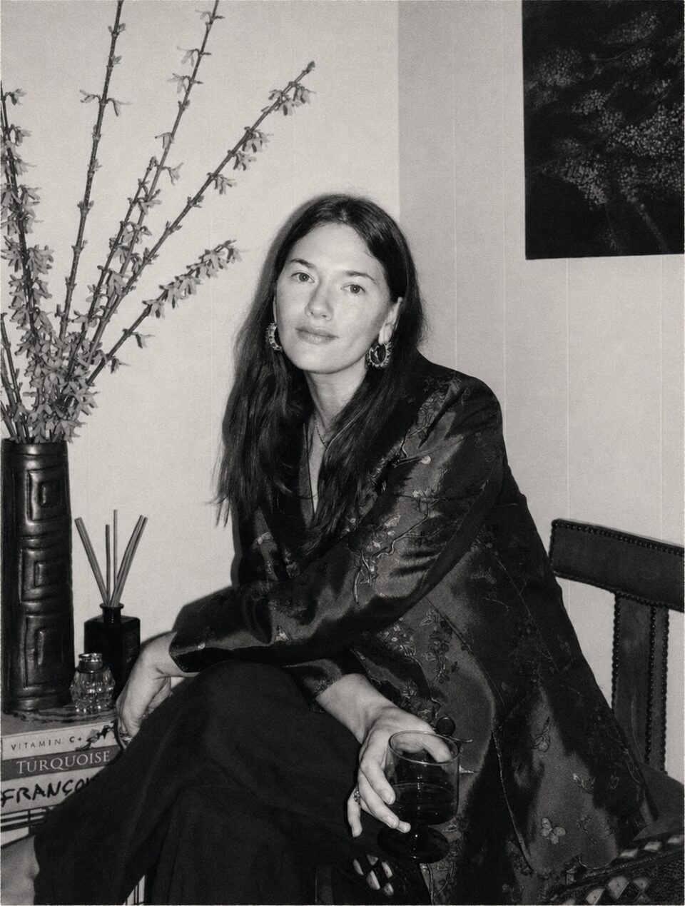 Rachel Lattanzi photographed in black and white.